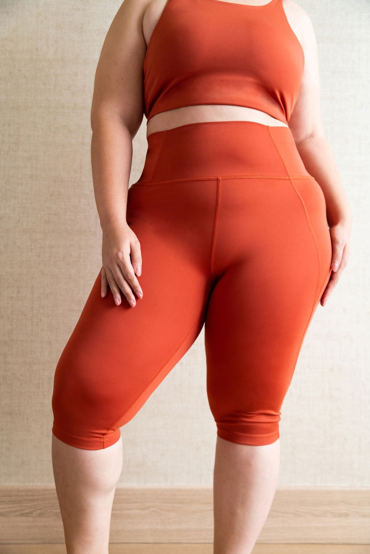 Dahlia Compression Legging In Activeknit - 7/8 - Forest