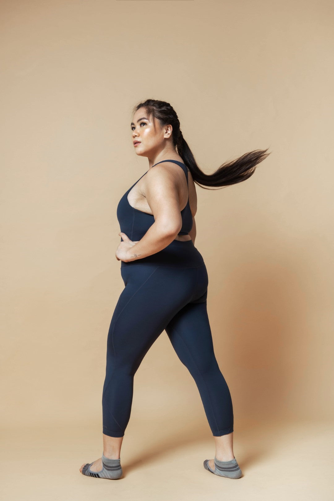 Dahlia Compression Legging in ActiveKnit - Full